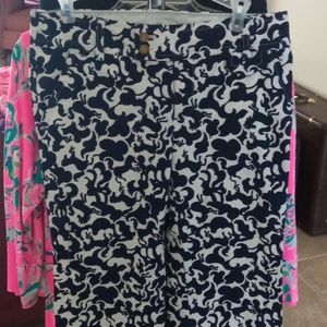 Lilly Pulitzer light cord capris size 4